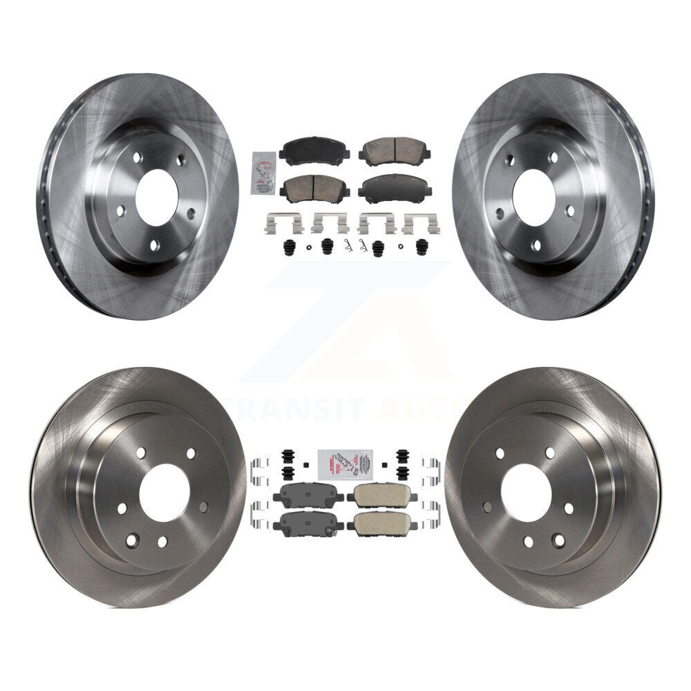 Kit de plaquettes en céramique et de disques de frein avant et arrière, pour Nissan Rogue Select
