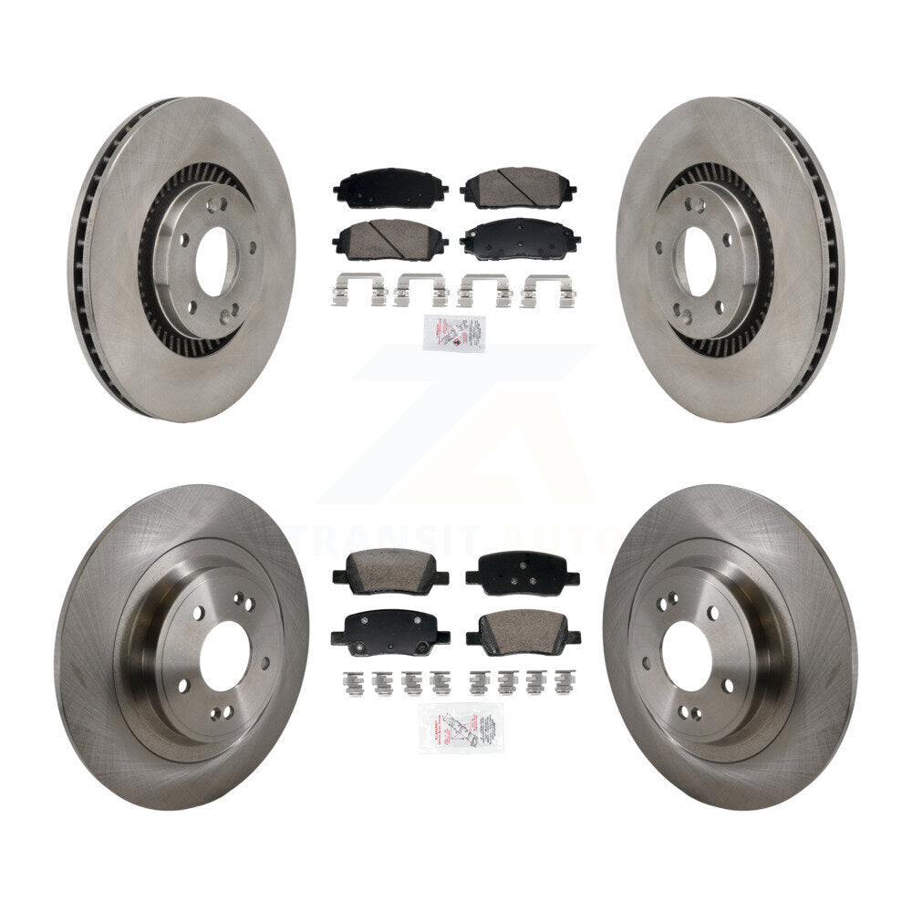 Kit de plaquettes en céramique et de rotors de frein à disque avant et arrière, pour Kia Carnival 2022 – 2023