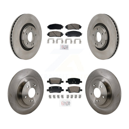 Kit de plaquettes en céramique et de rotors de frein à disque avant et arrière, pour Kia Carnival 2022 – 2023