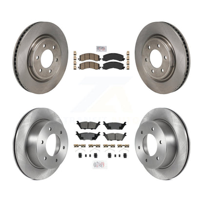 Kit de rotors de frein à plaquettes semi-métalliques avant et arrière en céramique, pour Ford Bronco 3.0 22-23
