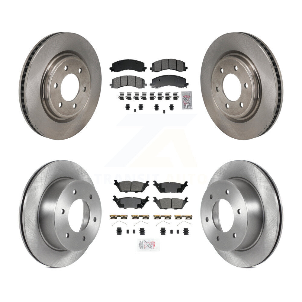 Kit de Rotor de frein à disque à plaquettes semi-métalliques avant et arrière, pour Ford Bronco 2022 2023 3.0