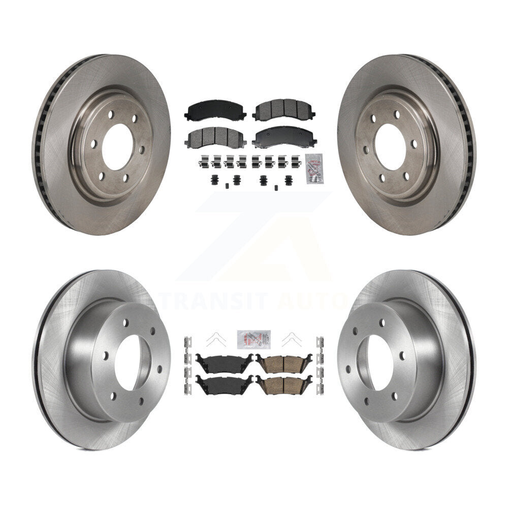 Kit de rotors de frein à plaquettes en céramique, semi-métalliques, avant et arrière, pour Ford Bronco 3.0 22-23