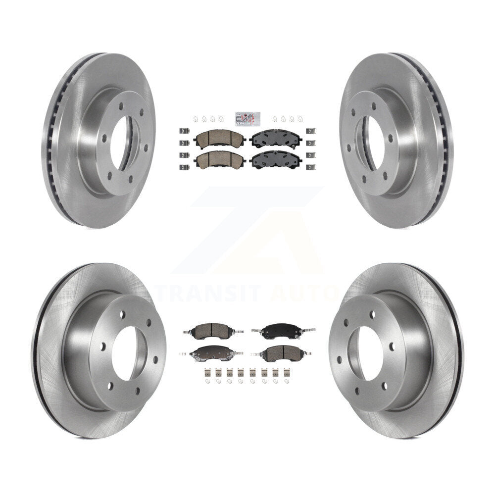 Kit de plaquettes en céramique et de rotors de frein à disque avant et arrière, pour Ford Bronco K8A-107790