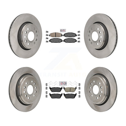 Kit de Rotor de frein à disque et plaquettes en céramique avant et arrière, pour Ram 1500 Jeep Wagoneer Grand