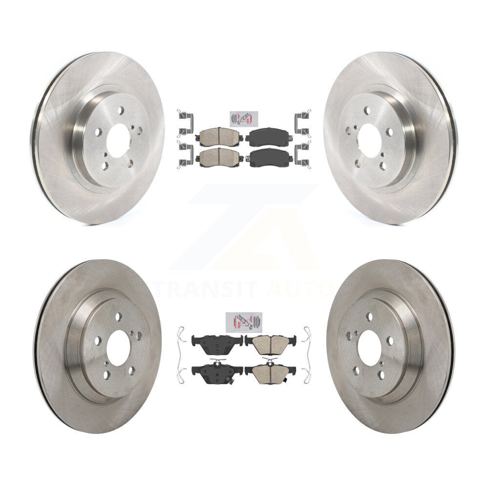 Kit de plaquettes en céramique et de rotors de frein à disque avant et arrière, pour Subaru Crosstrek