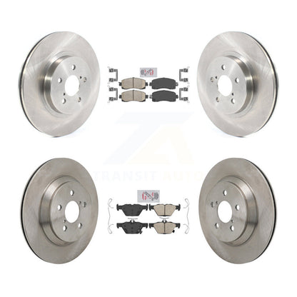 Kit de plaquettes en céramique et de rotors de frein à disque avant et arrière, pour Subaru Crosstrek