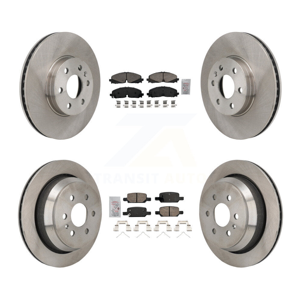 Kit de plaquettes de frein en céramique et disques de frein avant et arrière, pour Chevrolet Colorado GMC Canyo