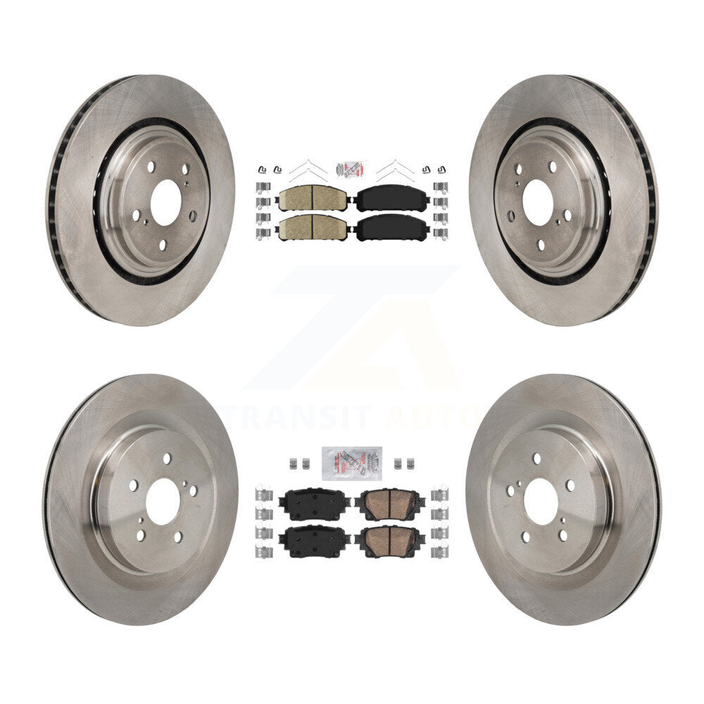 Kit de plaquettes en céramique et de disques de frein avant et arrière, pour Toyota Highlande 2020 – 2022