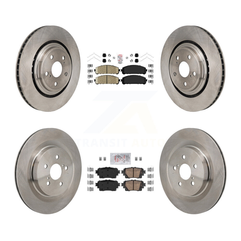 Kit de plaquettes en céramique et de disques de frein avant et arrière, pour Toyota Highlande 2020 – 2022