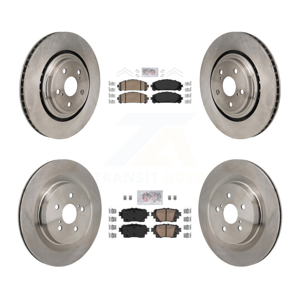 Kit de plaquettes en céramique et de disques de frein avant et arrière, pour Toyota Highlande 2020 – 2023