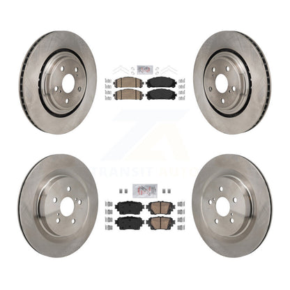 Kit de plaquettes en céramique et de disques de frein avant et arrière, pour Toyota Highlande 2020 – 2023