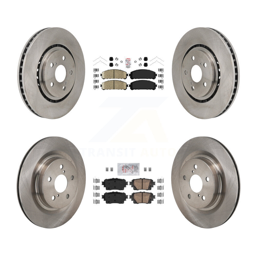 Kit de Rotor de frein à disque et plaquettes en céramique avant et arrière, pour Toyota Sienna RAV4 Prime Lexu