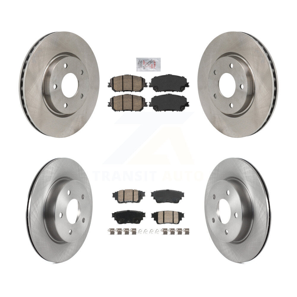 Kit de plaquettes en céramique et de disques de frein avant et arrière, pour Nissan Rogue K8A-107830