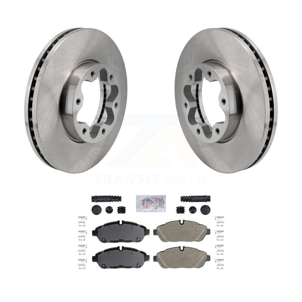 Kit de rotor de frein avant et de plaquettes semi-métalliques pour Ford Transit-250 Transit-350 AW