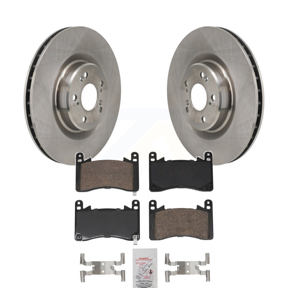 Kit de rotors de frein à disque avant et de plaquettes en céramique pour Acura TLX 3.0L 2021 – 2023