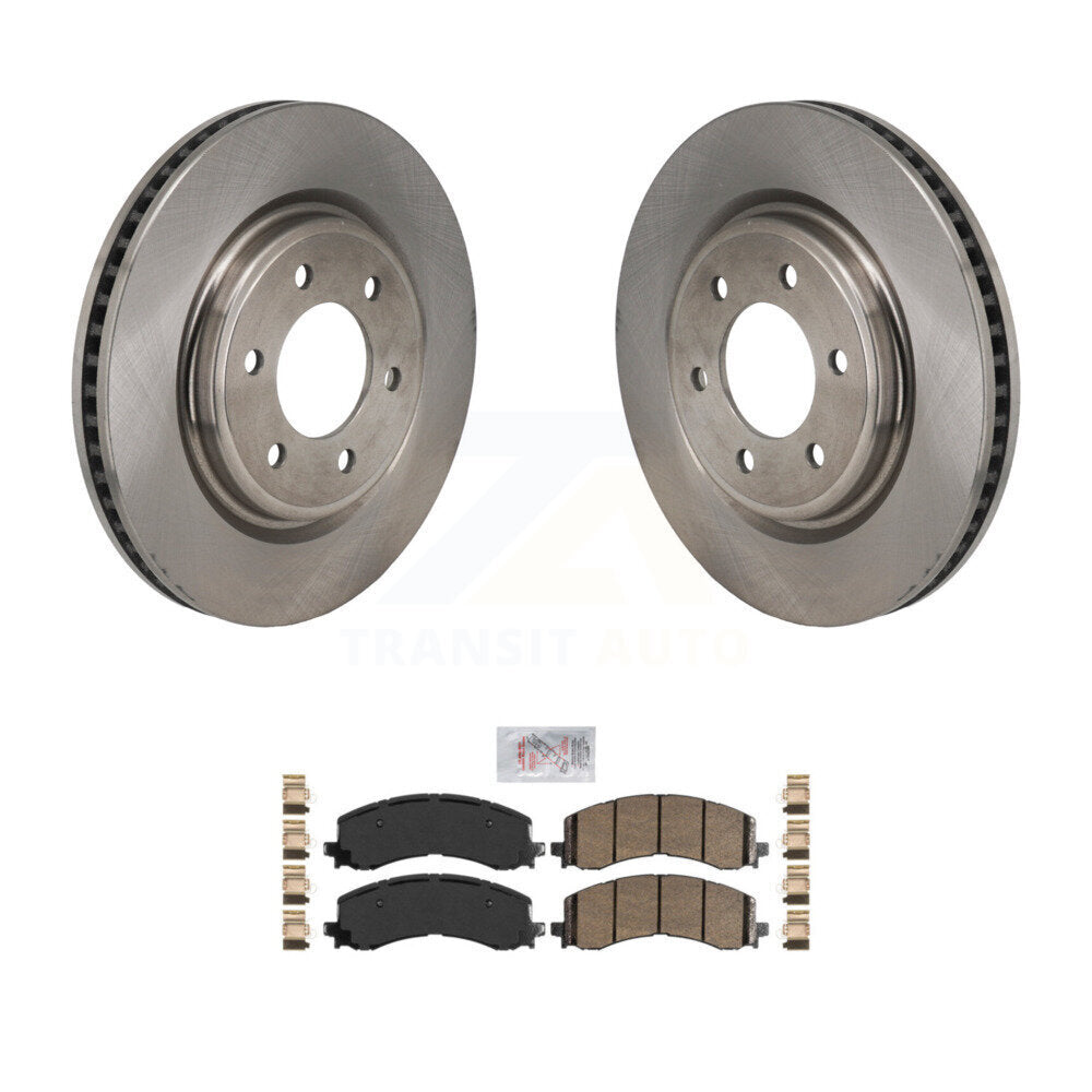 Kit de plaquettes de frein en céramique, Rotors de frein avant, pour Ford F-150 Bronco Expedition Lincol