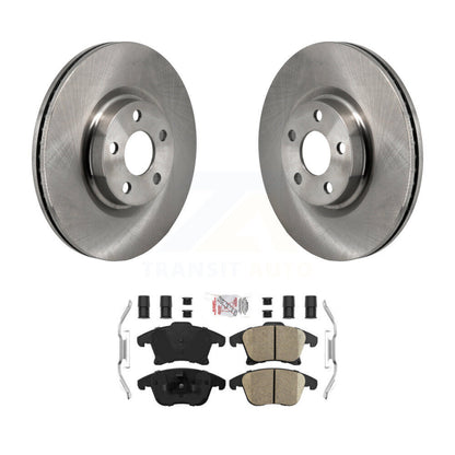 Rotors de frein à disque avant et kit de plaquettes en céramique pour Lincoln MKZ 2017-2020 2.0L