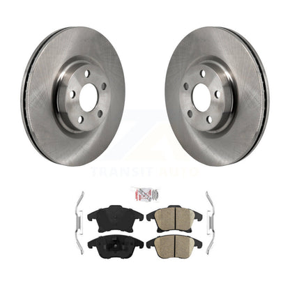 Rotors de frein à disque avant et kit de plaquettes en céramique pour Lincoln MKZ 2017-2020 2.0L