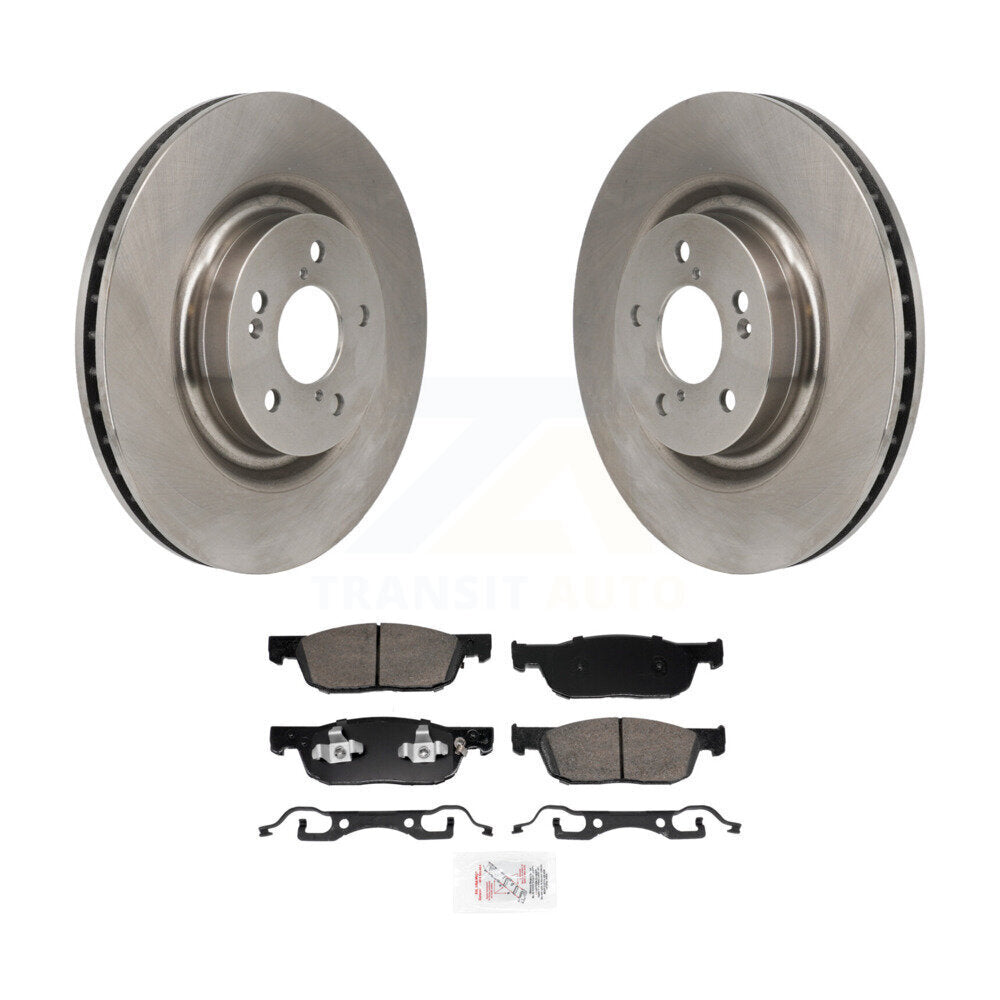 Kit de rotors de frein à disque avant et de plaquettes en céramique pour Acura MDX 3,5 L 2022 – 2023