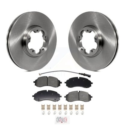 Rotors de frein à disque avant et Kit de plaquettes semi-métalliques pour Ford Transit-250 Transit-35