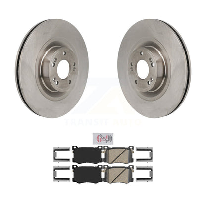 Rotors de frein à disque avant et Kit de plaquettes en céramique pour Hyundai Genesis G80 5.0L