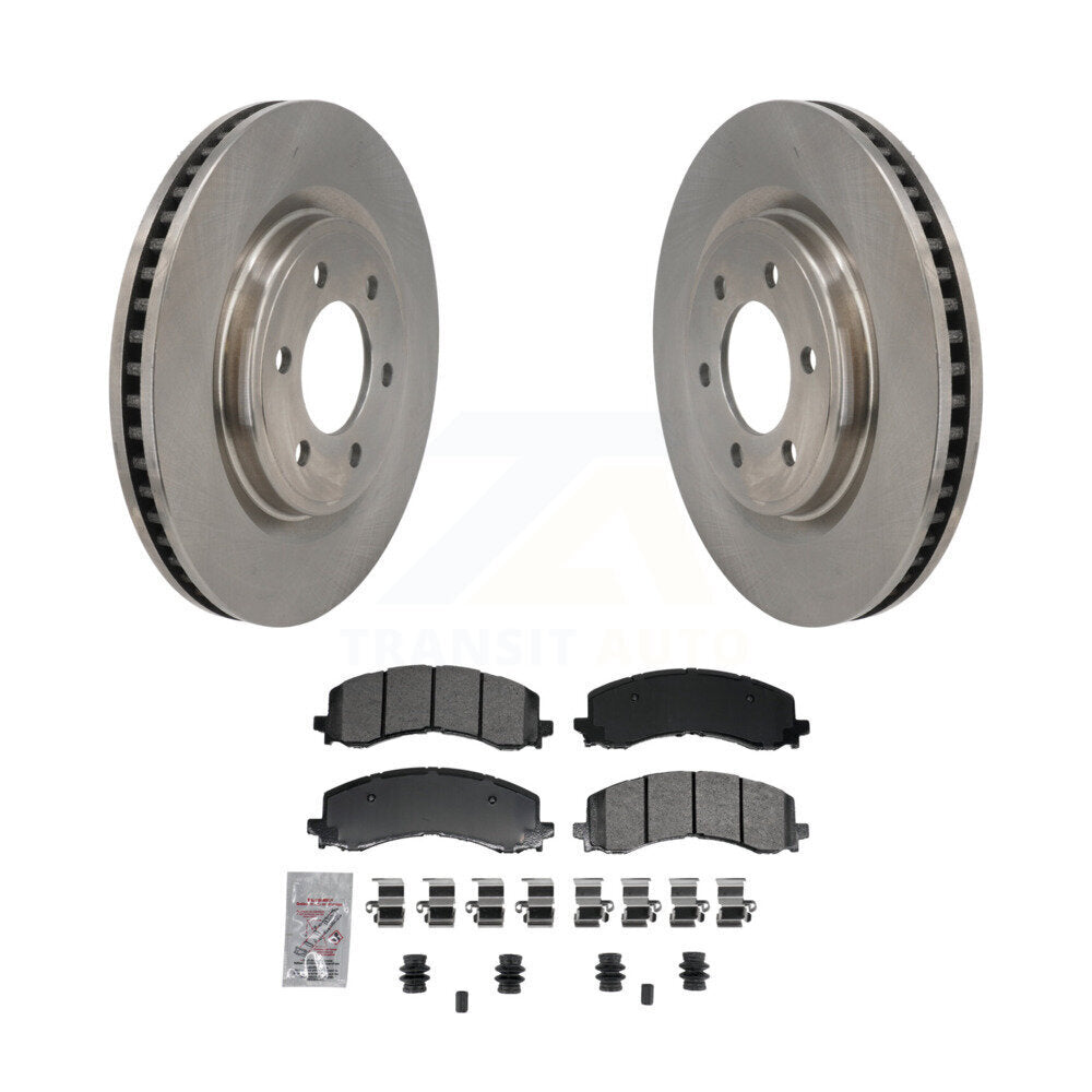Kit de plaquettes de frein semi-métalliques pour rotors de frein avant, pour Ford F-150 Lightnin 2022 – 2023