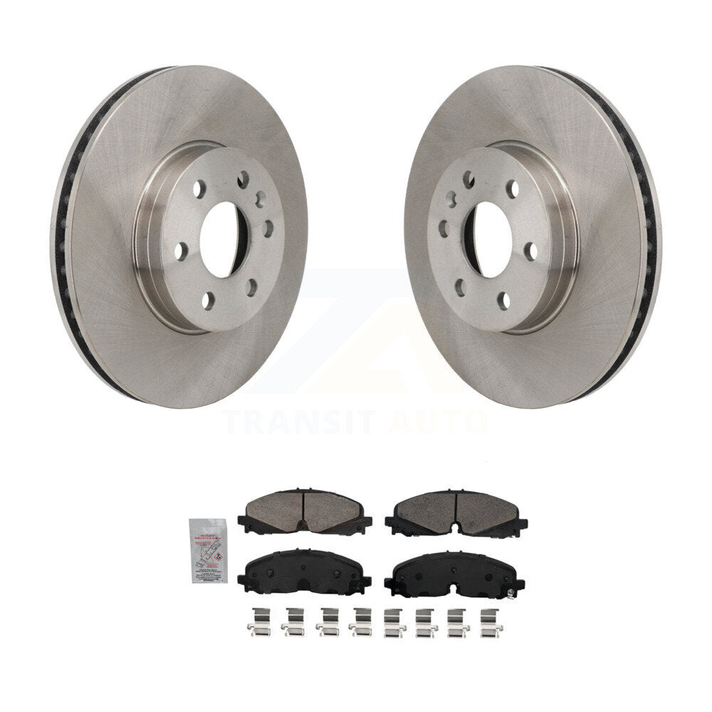 Rotors de frein avant et kit de plaquettes en céramique pour Chevrolet Colorado GMC Canyo 2021-2022