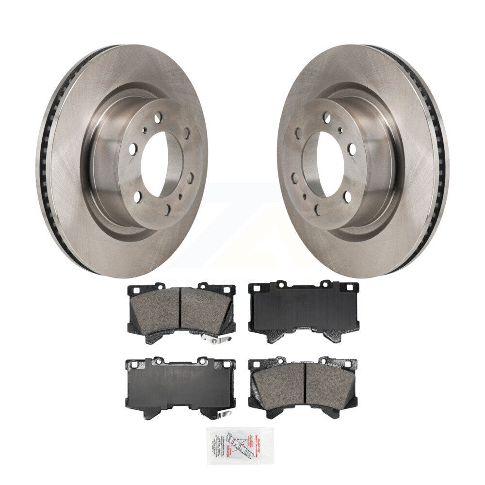 Rotor de frein à disque avant et Kit de plaquettes en céramique pour Toyota Tundra Sequoia Lexus LX60