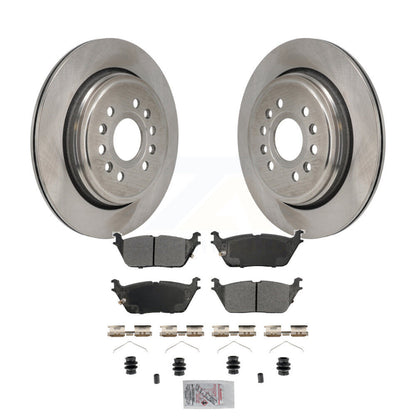Rotor de frein à disque arrière et Kit de plaquettes semi-métalliques pour Ram 1500 Jeep Wagoneer Grand