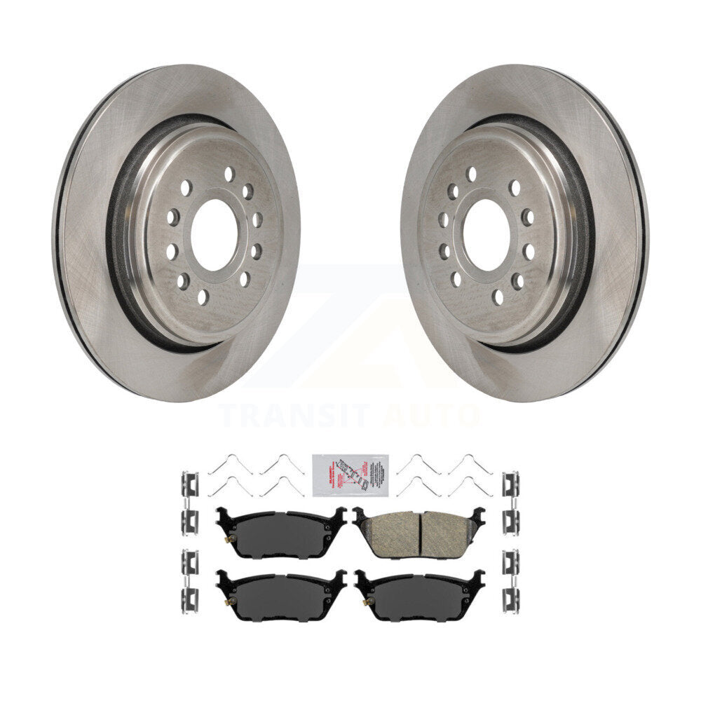 Kit de rotors de frein à disque arrière et plaquettes en céramique pour Ram 1500 Jeep Wagoneer Grand L