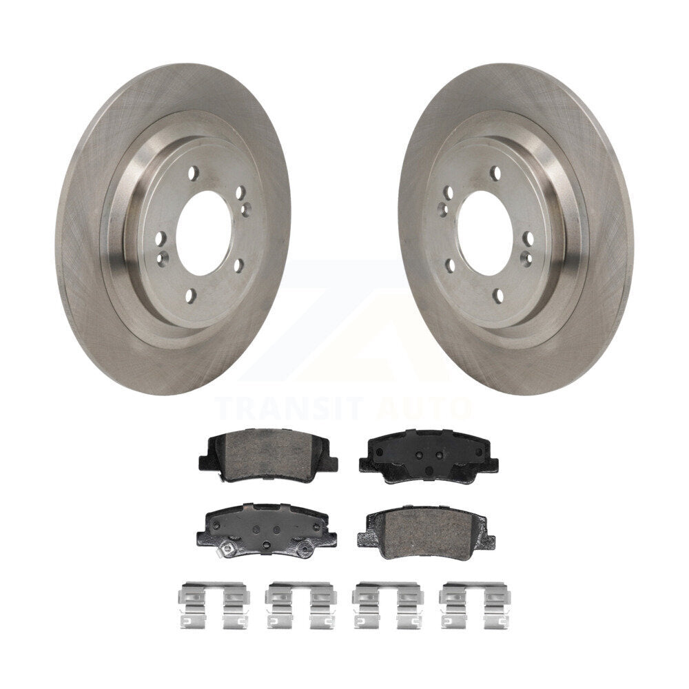 Kit de disques de frein à disque arrière et plaquettes en céramique, pour Hyundai Tucson Kia Sportage
