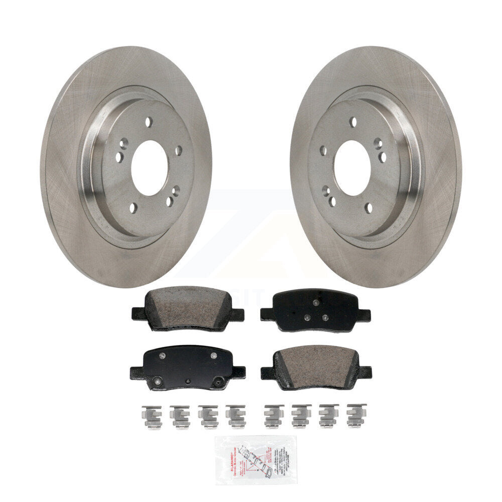Kit de Rotor de frein arrière et de plaquettes en céramique, pour moteur à gaz Hyundai Santa Fe Kia Sorento