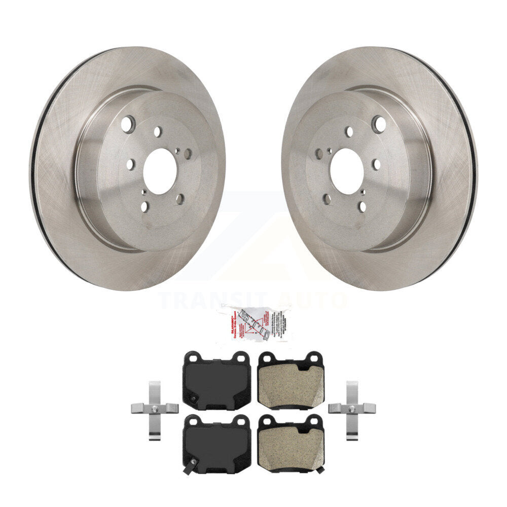 Kit de disques de frein à disque arrière et plaquettes semi-métalliques pour Subaru BRZ Toyota 86