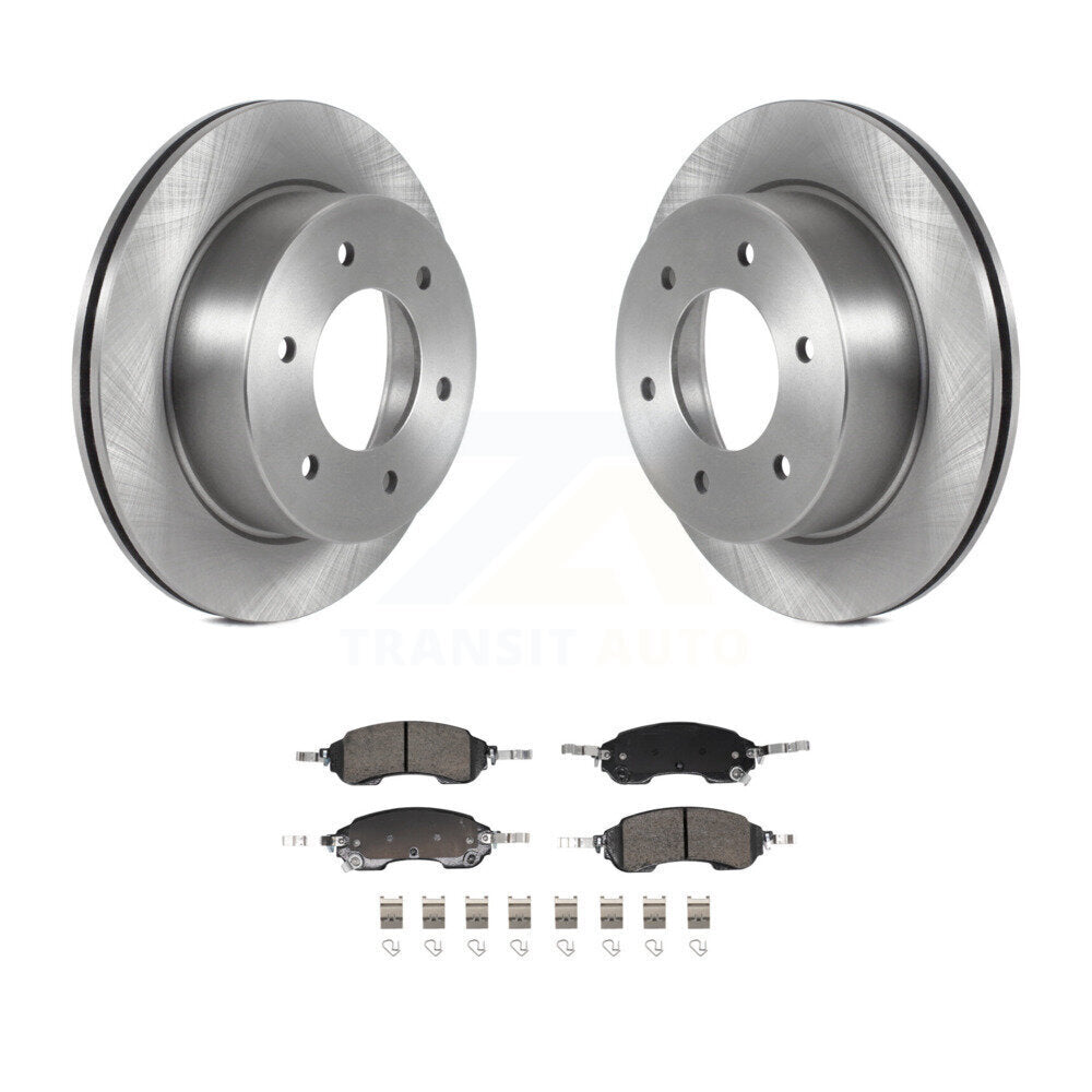 Kit de disques de frein à disque arrière et plaquettes en céramique pour Ford Bronco K8A-107915
