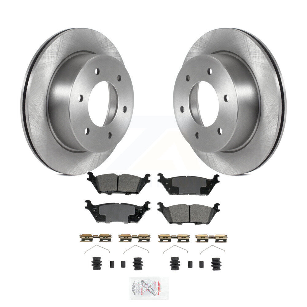 Kit de disques de frein à disque arrière et de plaquettes semi-métalliques pour Ford Bronco 3.0 2022 – 2023
