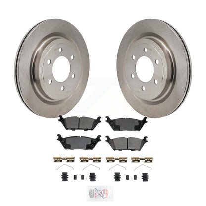 Kit de disques de frein à disque arrière et plaquettes semi-métalliques pour Ford F-150 Lightning