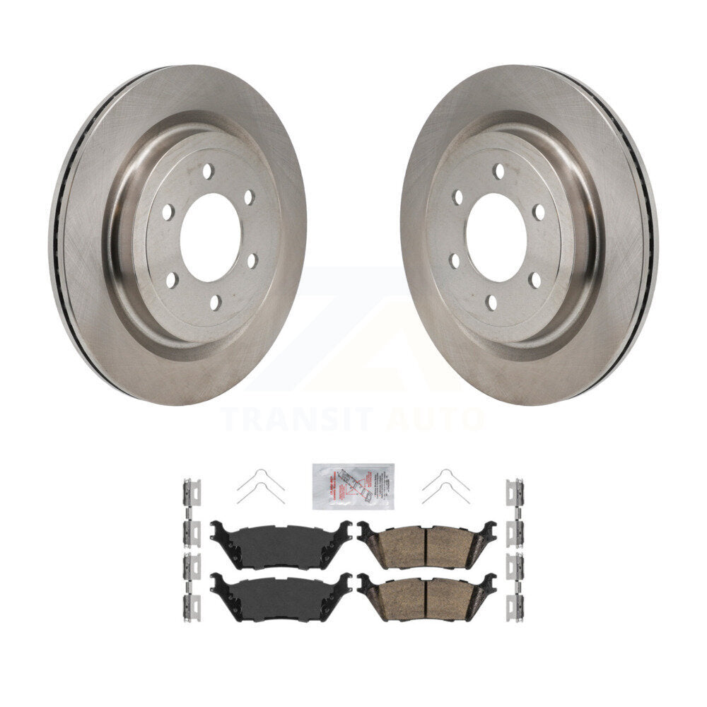Kit de disques de frein à disque arrière et plaquettes en céramique pour Ford F-150 Lightning K8A-107919