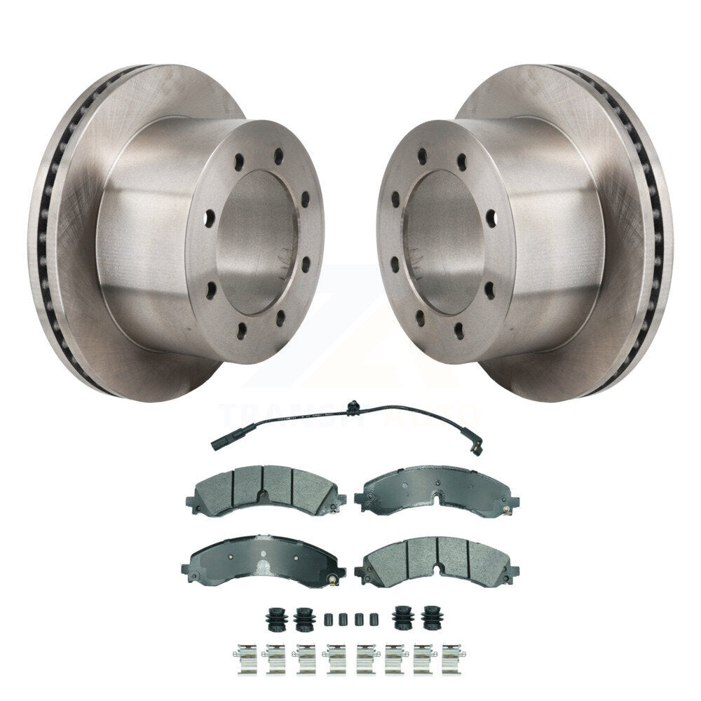 Kit de rotor de frein à disque arrière et de plaquettes semi-métalliques pour GMC Sierra 3500 HD Chevrole