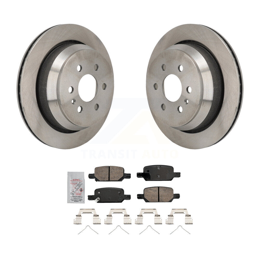 Kit de rotor de frein arrière et de plaquettes en céramique pour Chevrolet Colorado GMC Canyo 2021 – 2022