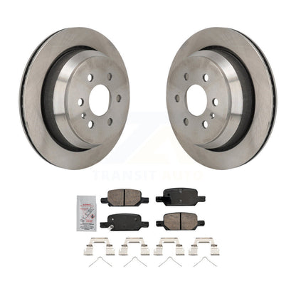 Kit de rotor de frein arrière et de plaquettes en céramique pour Chevrolet Colorado GMC Canyo 2021 – 2022