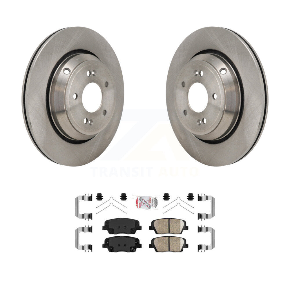 Kit de rotors de frein à disque arrière et plaquettes en céramique pour Genesis G70 Kia Stinger G80