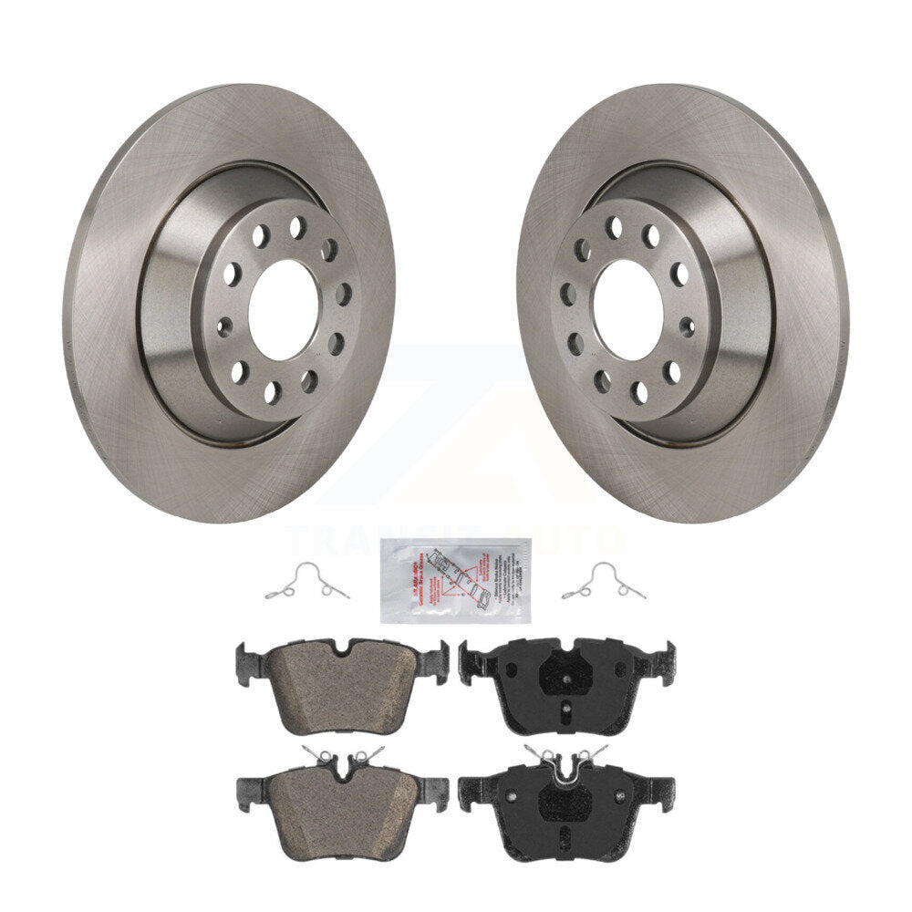 Kit de disques de frein à disque arrière et plaquettes semi-métalliques pour Mercedes-Benz C300