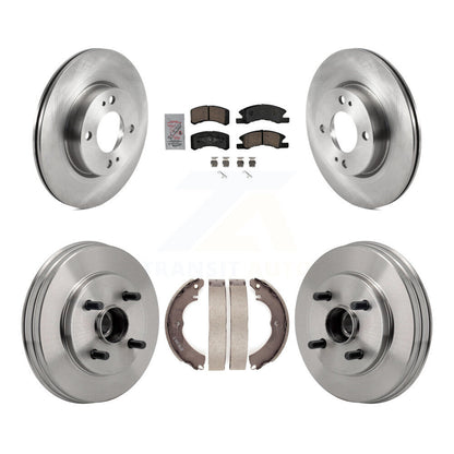 Kit de plaquettes et de tambour en céramique pour Rotor de frein avant et arrière, pour Mitsubishi Mirage G 2017 – 2023