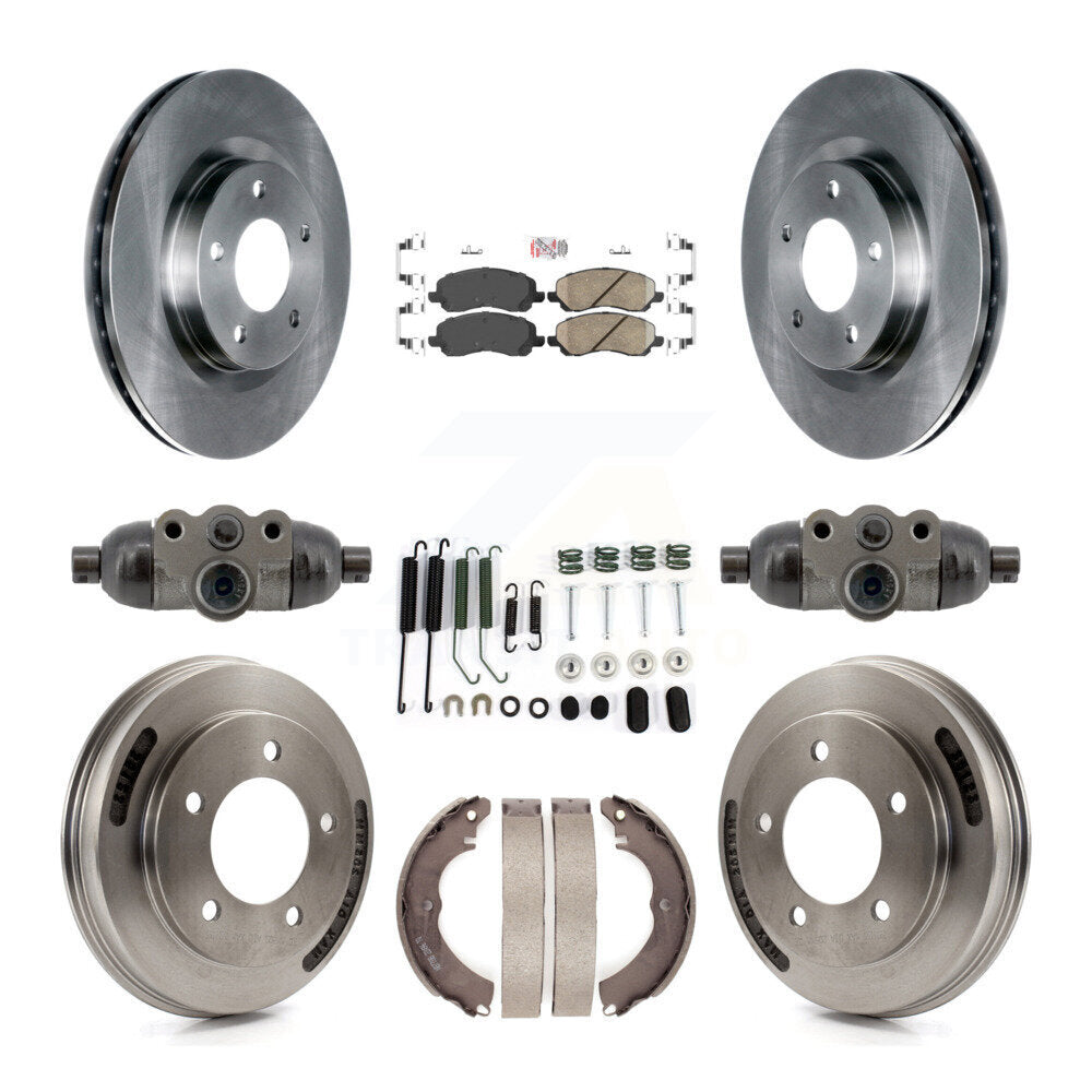 Kit de tambour à plaquettes en céramique pour Rotor de frein avant et arrière (9 pièces) pour Mitsubishi Lancer GT 2008