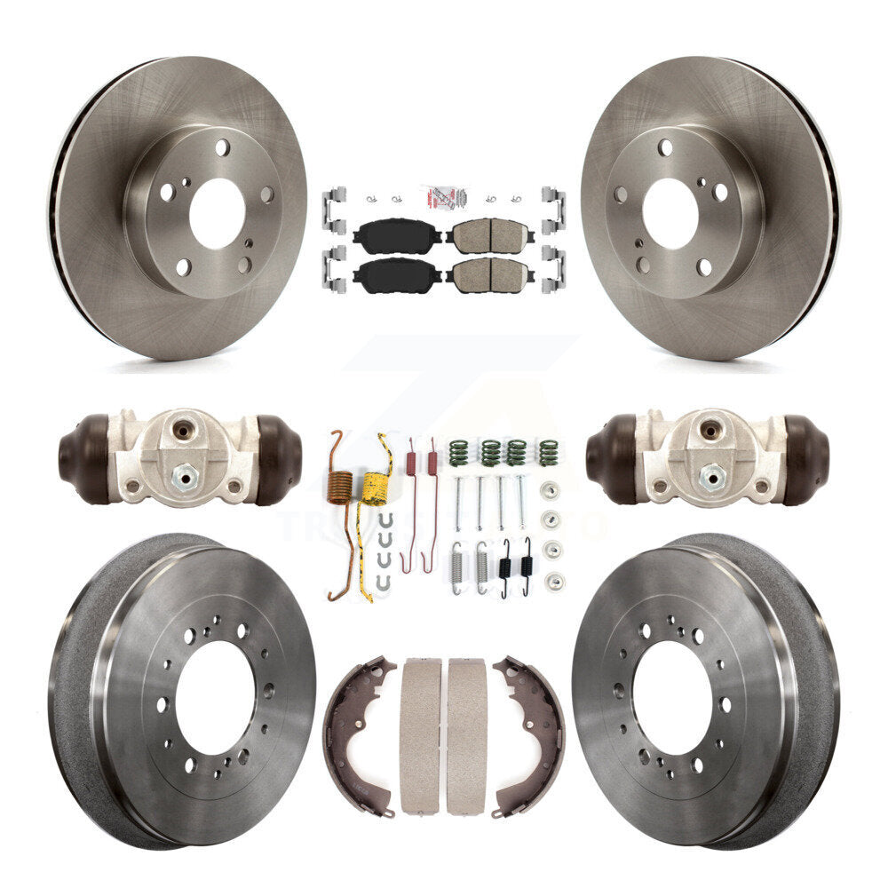 Kit de plaquettes et tambour en céramique pour Rotor de frein avant et arrière (9 pièces) pour Toyota Tacoma 4W 2015