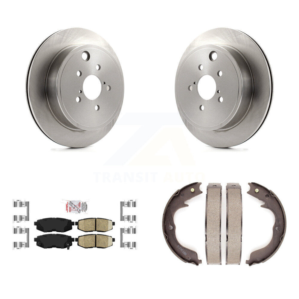 Kit de chaussures de frein de stationnement, Rotors à disque arrière, plaquettes en céramique, pour Subaru Outback Legacy