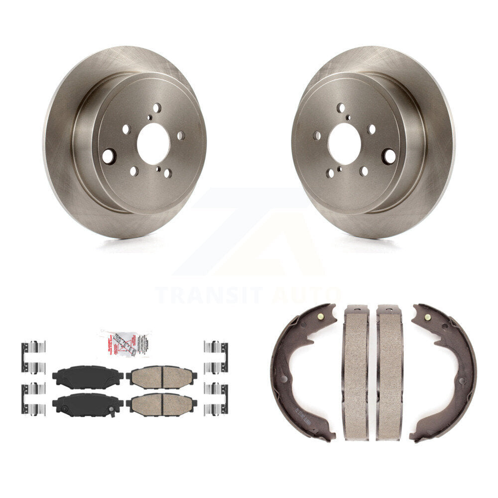 Kit de plaquettes en céramique et de chaussures de stationnement pour Rotors à disque arrière, pour Subaru Impreza Forester