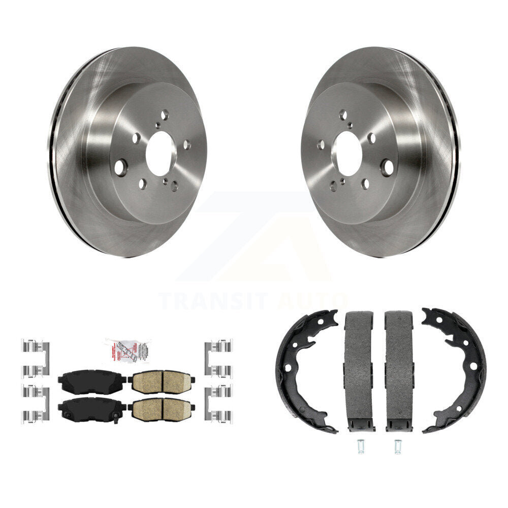 Kit de plaquettes en céramique et de chaussures de stationnement pour disques arrière, pour Subaru Forester 2.0 14-18