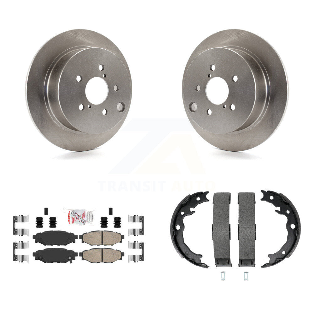 Kit de chaussures de stationnement avec plaquettes en céramique, Rotors à disque arrière, pour Subaru Crosstrek Impreza XV