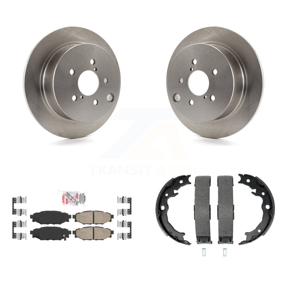 Kit de chaussures de stationnement avec plaquettes en céramique, Rotors à disque arrière, pour Subaru Crosstrek Impreza XV